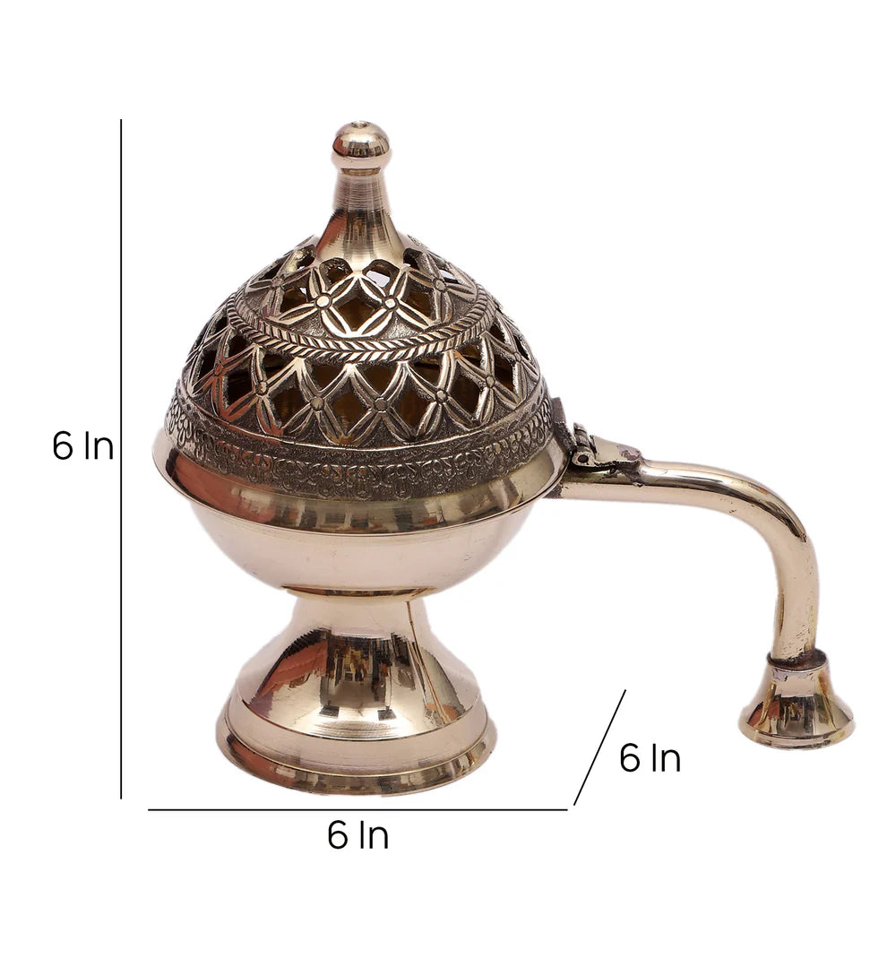Brass Lobaan Incense Holder | Ritual Home Décor
