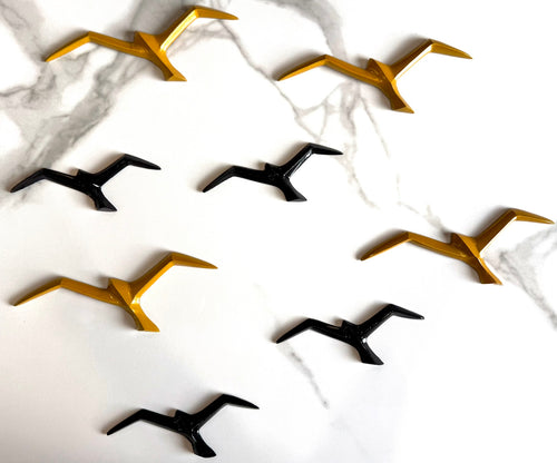 Flying Bird Wall Art Set | Aluminium Decorative Sculpture